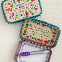 Natural Life Tin Prayer Box - World Better
