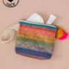 Natural Life Period Pouch - Rainbow Border