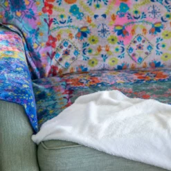 Natural Life Perfect Cozy Couch Cover - Vintage Patchwork -Natural Life Shop SCR001 3 scaled