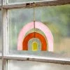 Natural Life Stained Glass Window Hanging - Rainbow -Natural Life Shop SGL001 scaled