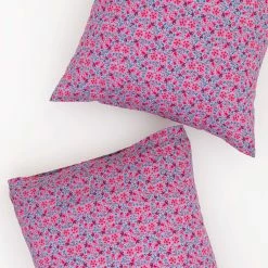 Natural Life Mix & Match Soft Cotton Pillow Case - Blue Marlow