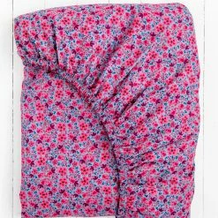 Natural Life Mix & Match Soft Cotton Fitted Sheet - Blue Marlow