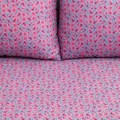 Natural Life Mix & Match Soft Cotton Pillow Case - Blue Marlow -Natural Life Shop SHT000094 1 scaled