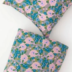 Natural Life Mix & Match Soft Cotton Pillow Case - Blue Molly