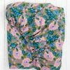 Natural Life Mix & Match Soft Cotton Fitted Sheet - Blue Molly