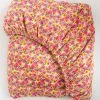Natural Life Mix & Match Soft Cotton Fitted Sheet - Pink Lucy -Natural Life Shop SHT085 scaled