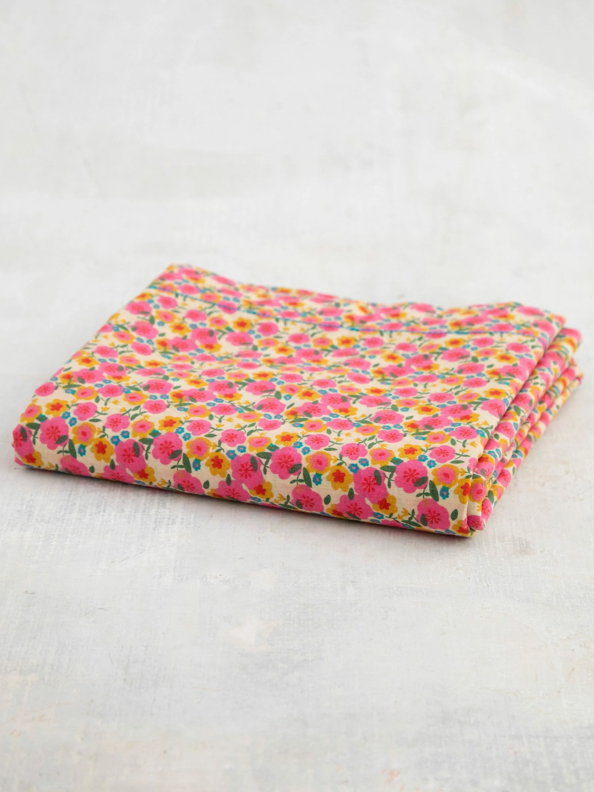 Natural Life Mix & Match Soft Cotton Flat Sheet - Pink Lucy 3 Natural Life Mix & Match Soft Cotton Flat Sheet - Pink Lucy