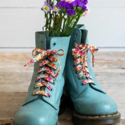 Natural Life Shoelaces, Set Of 2 - Teal