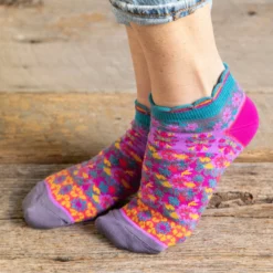 Natural Life Cozy Ankle Socks, Set Of 3 - Mustard Floral 8 Natural Life Cozy Ankle Socks, Set Of 3 - Mustard Floral -Natural Life Shop SOCK000046 2 scaled