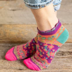 Natural Life Cozy Ankle Socks, Set Of 3 - Mustard Floral 9 Natural Life Cozy Ankle Socks, Set Of 3 - Mustard Floral -Natural Life Shop SOCK000046 3 scaled