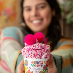 Natural Life Cozy Cupcake Socks - Friends Forever