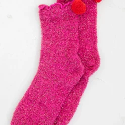 Natural Life Cozy Cupcake Socks - Red Happy Birthday -Natural Life Shop SOCK000051 1 scaled