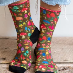 Natural Life Printed Weekend Sock Set, Set Of 2 - Grateful -Natural Life Shop SOCK000056 4 scaled