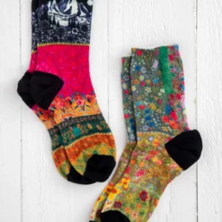 Natural Life Printed Weekend Sock Set, Set Of 2 - Mountains Are Calling