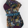 Natural Life Blossom Ankle Socks & Scrunchie, Set Of 3 - Dark Floral 1 Natural Life Blossom Ankle Socks & Scrunchie, Set Of 3 - Dark Floral -Natural Life Shop SOCK172 scaled