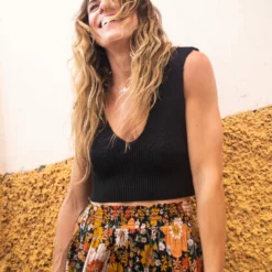 Natural Life Milo Knit Sweater Vest - Black