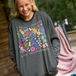 Natural Life Comfy Pocket Sweatshirt - Spread Kindness