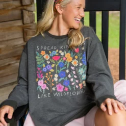 Natural Life Comfy Pocket Sweatshirt - Spread Kindness -Natural Life Shop SWTR485 scaled