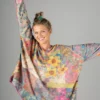 Natural Life Cozy Blanket Hoodie - Floral Patchwork -Natural Life Shop SWTR712 scaled