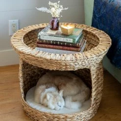 Natural Life Cat Bed Side Table