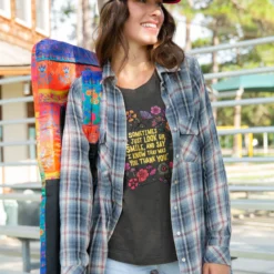 Natural Life Long Sleeve Boho Tee Shirt - Look Up And Smile -Natural Life Shop TEE2112 2 scaled