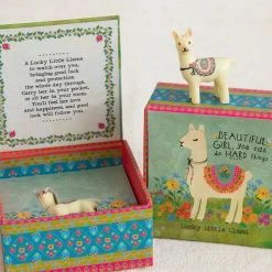 Natural Life Lucky Keepsake Charm - Llama