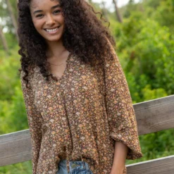 Natural Life Rowan Top - Espresso