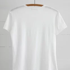 Natural Life Short Sleeve Weekend Tee Shirt - White 7 Natural Life Short Sleeve Weekend Tee Shirt - White -Natural Life Shop TOP593 A2 scaled