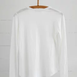 Natural Life Long Sleeve Weekend Tee Shirt - White -Natural Life Shop TOP603 A2 scaled