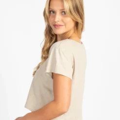 Natural Life All Day Tee Shirt - Sand -Natural Life Shop TOP627 A1 scaled