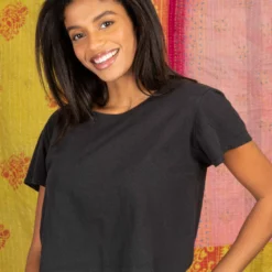 Natural Life All Day Tee Shirt - Charcoal -Natural Life Shop TOP630 A1 scaled