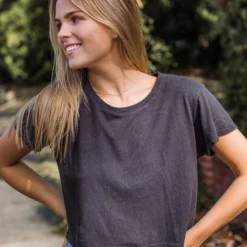 Natural Life All Day Tee Shirt - Charcoal -Natural Life Shop TOP630 google scaled