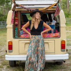 Natural Life Hanna Convertible Maxi Skirt - Bright Paisley -Natural Life Shop VP3A0281 google