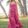 Natural Life Darcy Maxi Dress - Pink Retro Floral 1 Natural Life Darcy Maxi Dress - Pink Retro Floral -Natural Life Shop VP3A0680 ca7340c4 bae1 495a b47e 9e664c0d9534 scaled