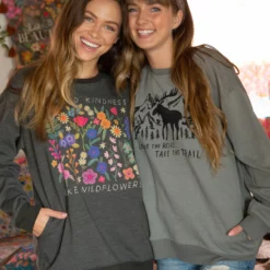 Natural Life Comfy Pocket Sweatshirt - Spread Kindness -Natural Life Shop VP3A0988 scaled