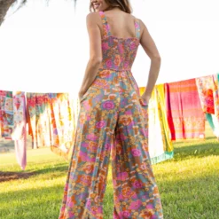 Natural Life Sedona Jumpsuit - Retro Floral -Natural Life Shop VP3A1412 scaled