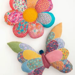 Natural Life Whimsy Patchwork Pillow - Butterfly 11 Natural Life Whimsy Patchwork Pillow - Butterfly -Natural Life Shop VP3A2073 scaled