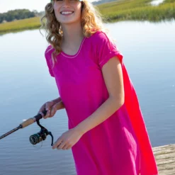 Natural Life Frankie Knit Tee Shirt Dress - Pink 11 Natural Life Frankie Knit Tee Shirt Dress - Pink -Natural Life Shop VP3A2370 scaled