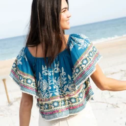 Natural Life Sabrina Crop Top - Navy Borders 12 Natural Life Sabrina Crop Top - Navy Borders -Natural Life Shop VP3A5480 20copy scaled