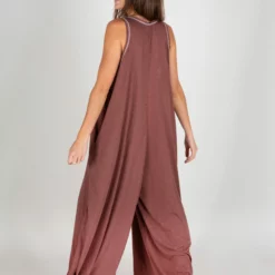 Natural Life Knit V-Neck Jumpsuit - Cinnamon -Natural Life Shop VP3A6088 662ccdf4 63c5 4c7b b0b2 cfcb34bfa4b9 scaled