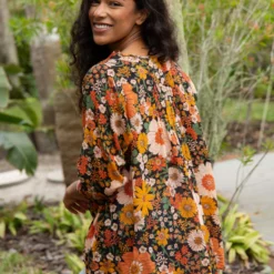 Natural Life Tunic-In-A-Bag - Orange Floral -Natural Life Shop VP3A7114 scaled