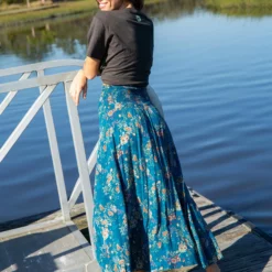 Natural Life Favorite Convertible Skirt - Dark Turquoise Rose -Natural Life Shop VP3A8260 94519f5c 6c48 4c6e a55b 4d723beabbd5 scaled