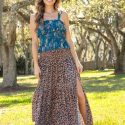 Natural Life Angelina Midi Skirt - Autumn Blossom 11 Natural Life Angelina Midi Skirt - Autumn Blossom -Natural Life Shop VP3A9079 scaled