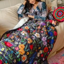 Natural Life Cozy Weighted Blanket - Spread Kindness -Natural Life Shop WBLKT003 google scaled