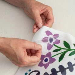 Natural Life Bungalow Wall Decals - Floral Scroll -Natural Life Shop WDC001 2 scaled