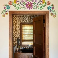 Natural Life Bungalow Wall Decals - Floral Scroll