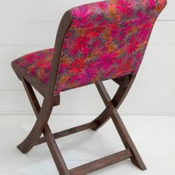 Natural Life Favorite Anywhere Chair - Charcoal Pink Daisy -Natural Life Shop WDCHR000005 1 scaled