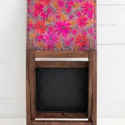 Natural Life Favorite Anywhere Chair - Charcoal Pink Daisy -Natural Life Shop WDCHR000005 2 scaled