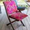 Natural Life Favorite Anywhere Chair - Charcoal Pink Daisy -Natural Life Shop WDCHR000005 3 scaled