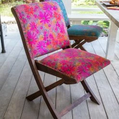 Natural Life Favorite Anywhere Chair - Charcoal Pink Daisy
